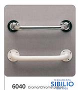 MANIGLIONE BAGNO LINEARE MM.450 BIANCO K60410