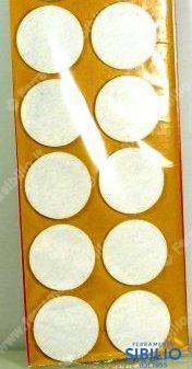 FELTRINI DA 26 TONDI BIANCHI CF=9 PZ A/981 UP