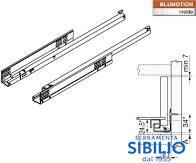 SET GUIDE L+R 30 KG 558.5001A S/BLUMOTION