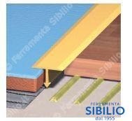 PROFILO OTTONE A T ORO SATIN A/063 ASTA=MT.270