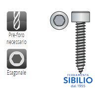 VITI CZ0148025 AUTOFIL.TC C/CAVA ESAG.4.8X25