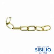 CATENA GENOVESE DA 14 mm 1.4 OTTONATA Cf022gn1025aoox