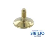 PIEDE LIVELLATORE OTTONE FISSI A/102 DA 12MA X 50 C/GOMMA