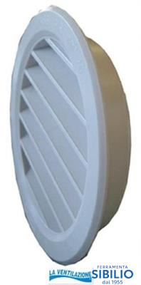GRIGLIA PVC T63RB RETE TONDA IF.60 D.80 DA INCASSO