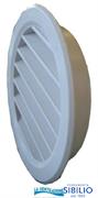 GRIGLIA PVC T12RB RETE TONDA F.121 D.150 DA INCASSO