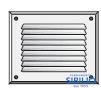 GRIGLIA PVC BR1714/B C/RETE 175X148 DA SOVRAPP.