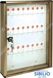 BACHECA ALUBOX ART BC/24 CHIAVI 23BCN24BR