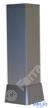 PIEDE QUADRATO 40X40 H.150 ALLUMINIO 8MA REGOLABILE P12/000288