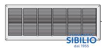 GRIGLIA PVC AR5023/B BIANCA C/RETE 500X227 DA SOVRAP