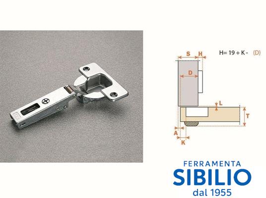 CERNIERE SALICE CFA7A99 F.d.40 S/BAS.75`  329.05.660