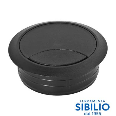 BOCCHETTA PASSACAVI d.80 NERO  A/962  MACO