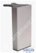PIEDE QUADRATO 60X20 H.100 FISSO CON FISSAGGIO P50\000004  P50G21H100