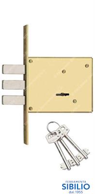 SERRATURE SAB ART 460/R E.70 A 4 MAND.CAT.ANTISTR.