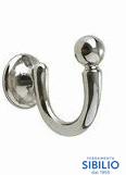 GANCIO ZAMA 43X33 MM CROMO C/VITE DOPPIO FILETTO a/775B 43X33