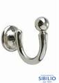GANCIO ZAMA 43X33 MM CROMO C/VITE DOPPIO FILETTO a/775B 43X33