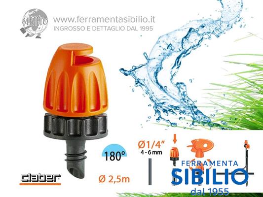 A/91255 MICROIRRIGATORE A 180` CF=10PZ RAINJET CLABER