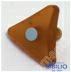 POMO TRIANGOLARE TRASP/ARANCIO ART PP01PL10