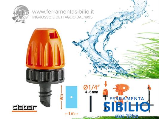 A/91257 MICROIRRIGATORE A STINGA RETT CF=10PZ RAINJET CLABER