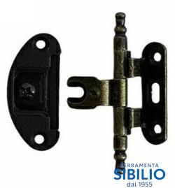 CERNIERE A005830 BRONZATE PER PORTA IN BATT.+BASE  ANSELMI