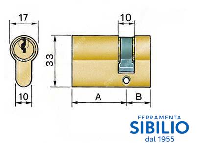 SERR.ISEO A/752-15-2 FR.20 UNA MAND.E RULLO S/CILIN.
