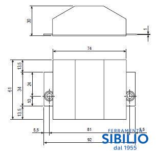 G007280015 H1 TAMPONE TERMICO SUPERIORE