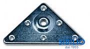 A/200 PIASTRA ANGOLARE fil.10 MA P/PIEDI LEGNO