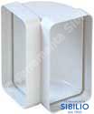 CURVA VERTICALE 120X60 ART CCV126B PER AEREAZ.CANALIZ.