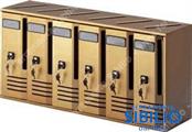 CASSETTA ALUBOX CUBO C6 VERTICALE ALL VERN BRONZ