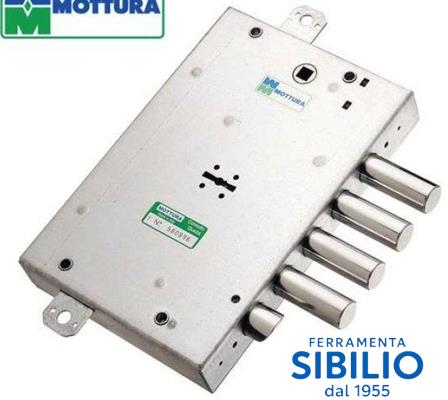 SERRATURA TRIPL.DA 60 REVER  52175NAPM 36S DOPPIA MAPPA