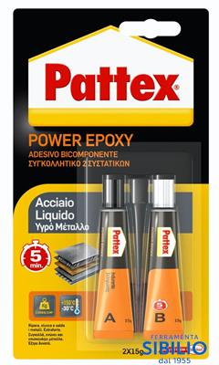 PATTEX POWER EPOXY ACCIAIO LIQUIDO 30gr   1659549