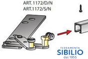 GUARNITURA TERNO A/1172/1176/D P/UNA PORTA BATT.A LIBRO