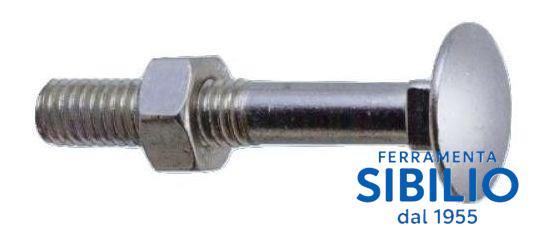 BULLONI ZINCATI TTQST 10X100 C/DADO UNI 5732 DIN 603