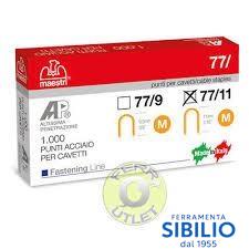 PUNTE MAESTRI 77/11 P/CAVETTI CF=PZ 1000 A/1102003