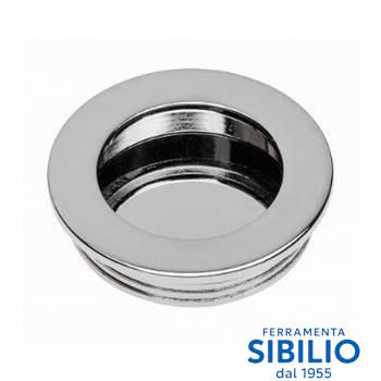 NICCHIA TONDA ART 905 MM.30 CROMO LUCIDO ottone