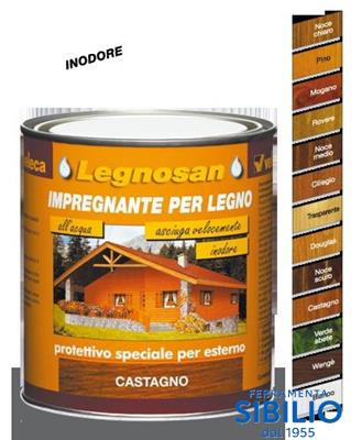 IMPREGNANTE ALL'ACQUA LEGNOSAN VERDE ABETE A/787 DA 2.5