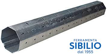 RULLO DA d.60 OTTAGONALE LISCIO SP 8/10 DA MT 1.60  RRL.160.60.08