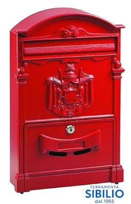 CASSETTA ALUBOX REGIE POSTE COLORE ROSSA ECO