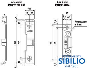 A448050100 F2 CERNIERA CENTRALE SCOMPARSA A4