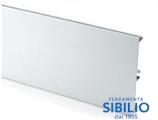 ZOCCOLATURA H CM.15 ALLUMINIO liscia ASTE=MT 4  360320024F19