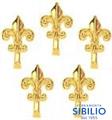 GANCIO GIGLIO PICC.OTTONATO L.SK 5 PZ 722/C