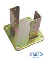 SUPPORTO PER TRAVI c/PIASTRA mm.100X120 TROP 8403100120
