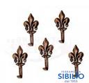 GANCIO GIGLIO PICC.BRONZATO L.SK 5 PZ 722/C