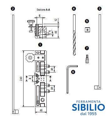 E001151604 C1 ATTREZZO 16/14 A FILO X CERNIERE 3D