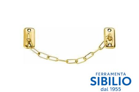 CATENA PER FINESTRE GRANDE OTTONE LUCIDO  A/35