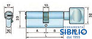 SERRATURE ISEO ELETTR CAT+SCR  781802252  ENT.25 FR22
