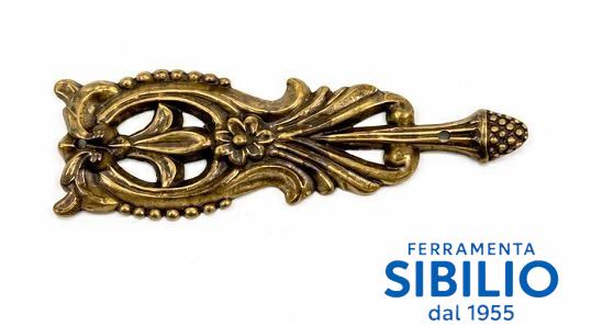 FREGIO METAL STYLE 45231.08400.03 CM 8X2.7 OTTONE PATINATO
