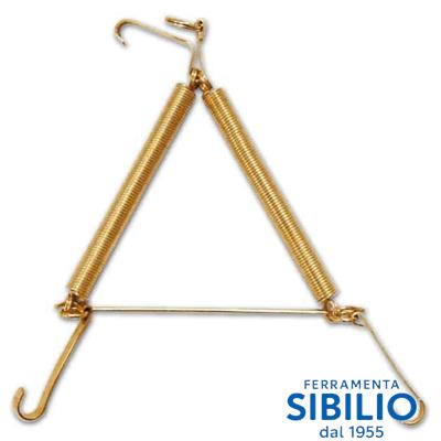 APPENDIPIATTI OTTONE n°2 ø16/23 A/7302DY CF=PZ 2 MINUTEX