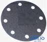 ADATTATORE IN VELCRO AUTOADESIVO mm.125 FORI 8  VE-125/8F