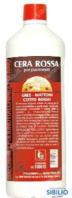 CERA ROSSA PER PAVIMENTI DA ML 1000 A/90227
