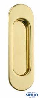 MANIGLIETTA INCASSO OVALE S/FORO OLV 201/ATPSFO/OL